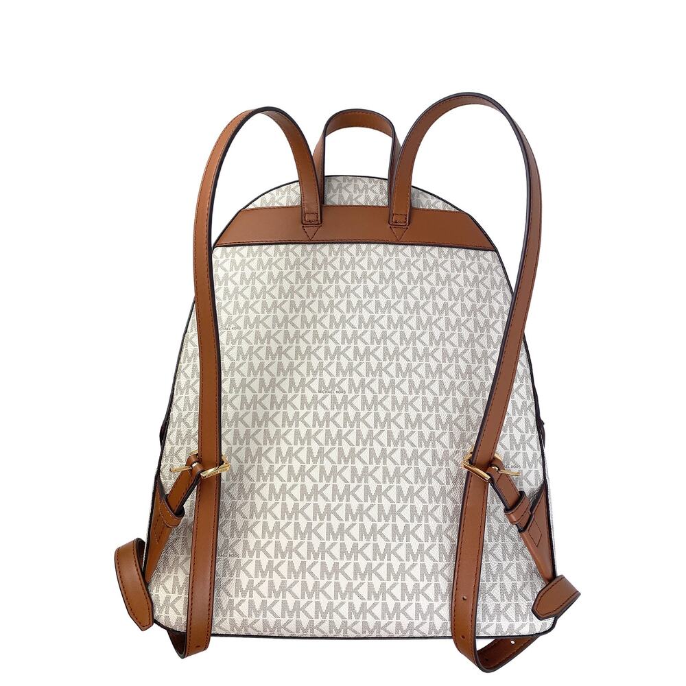 NWT Michael Kors Jaycee Logo Backpack (Vanilla) - Picture 4 of 4